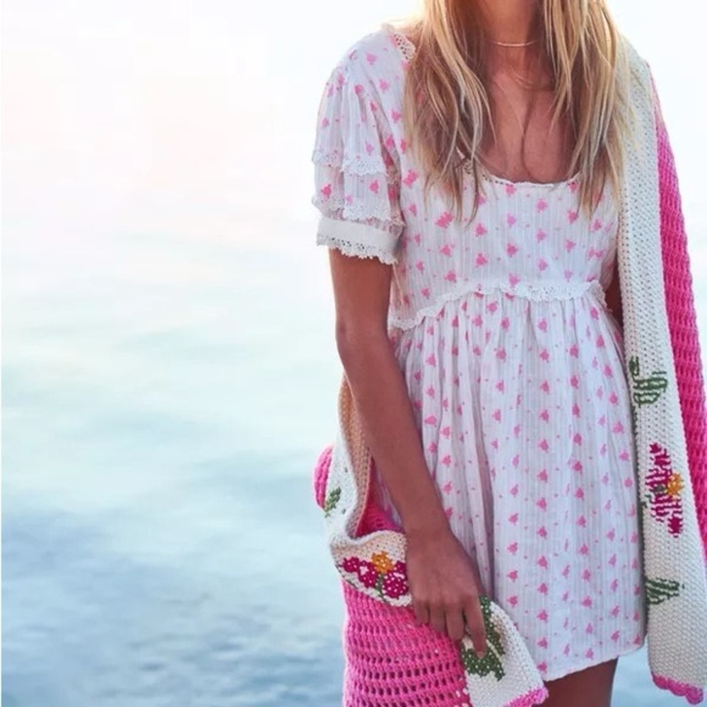 LoveShackFancy Raleigh Mini Dress